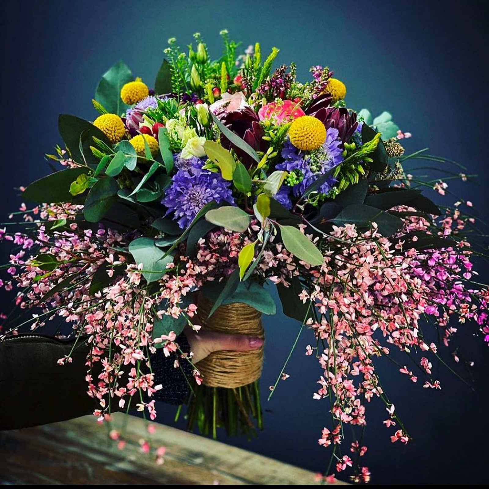 Travail floral en atelier